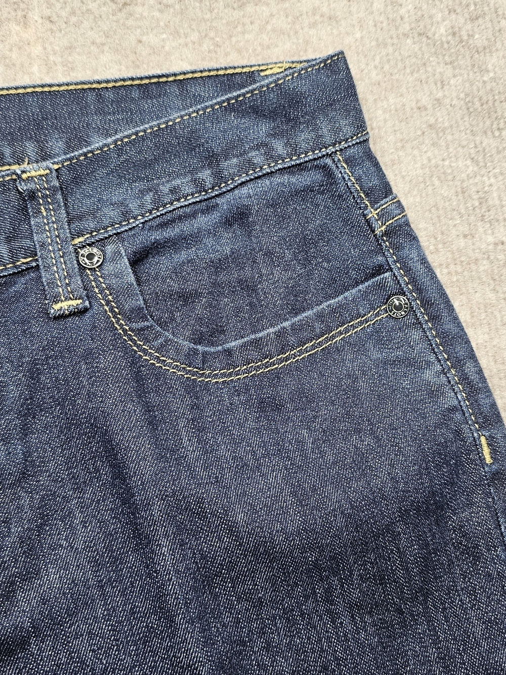Talbots Y2K Flare Jeans Womens Size 6 Dark Wash Stretch Denim - Picture 5 of 13
